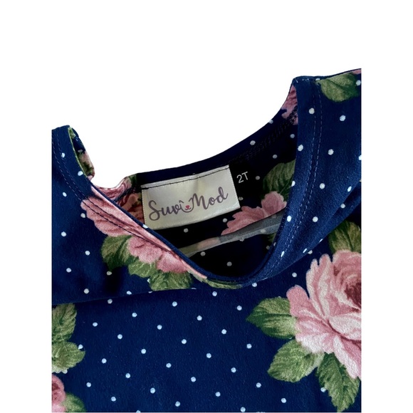 Girls Peplum Top Canadian Small Shop Handmade - Picture 4 of 7